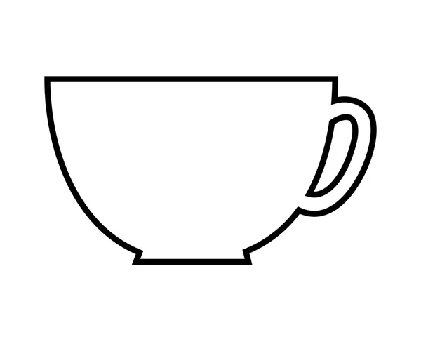 Koffie beker pictogram ontwerp — Stockvector