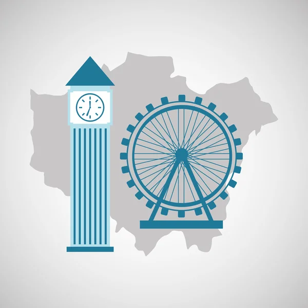 London city design — Stock Vector