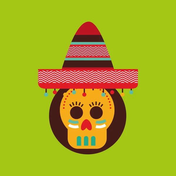 Diseño de cultura mexicana — Vector de stock