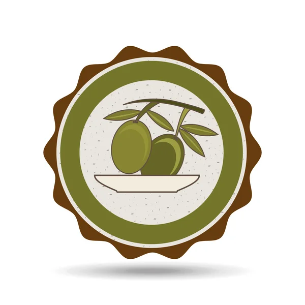 Diseño del aceite de oliva — Vector de stock