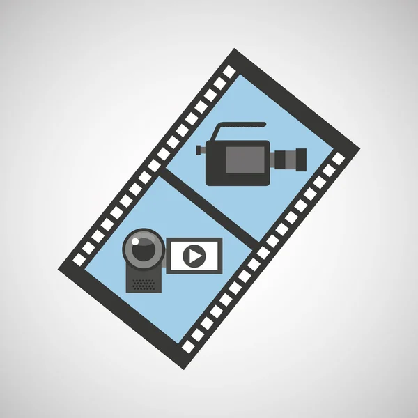Conception de caméra vidéo — Image vectorielle