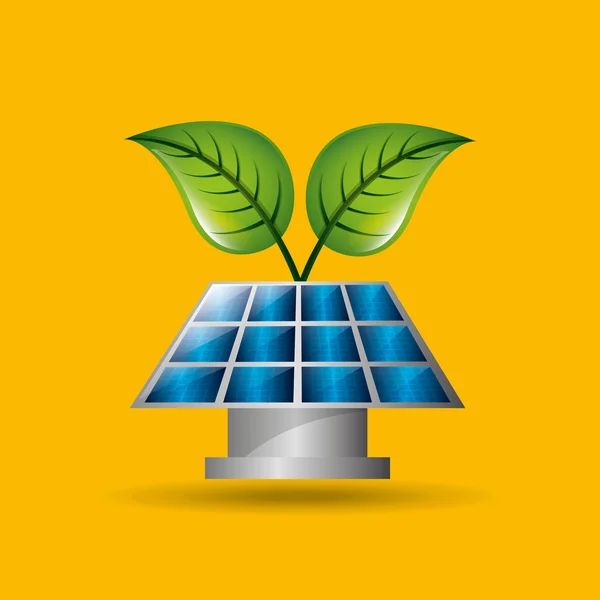 Solenergi design – Stock-vektor