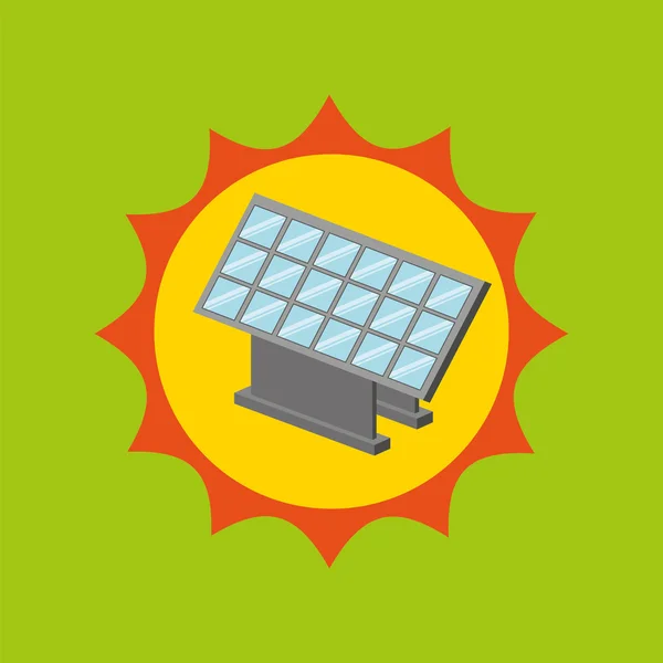 Solar energy design — Stock Vector