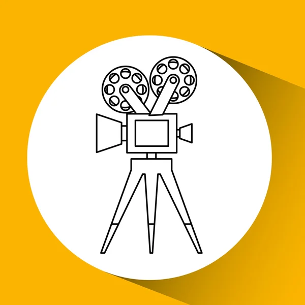 Video camera design — Stock Vector