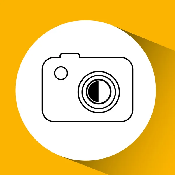 Diseño de cámara fotográfica — Vector de stock