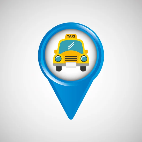 Diseño del servicio de taxi — Archivo Imágenes Vectoriales