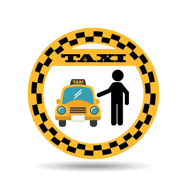 Conception de service de taxi — Image vectorielle