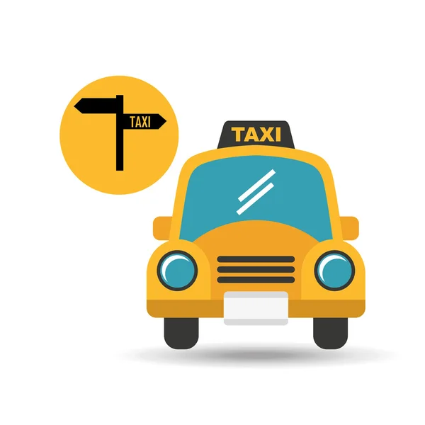 택시 서비스 디자인 — 스톡 벡터