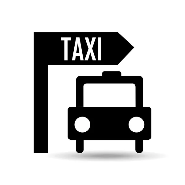 Conception de service de taxi — Image vectorielle