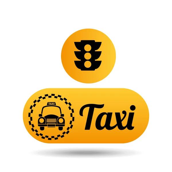 Taxi service design — Stock Vector