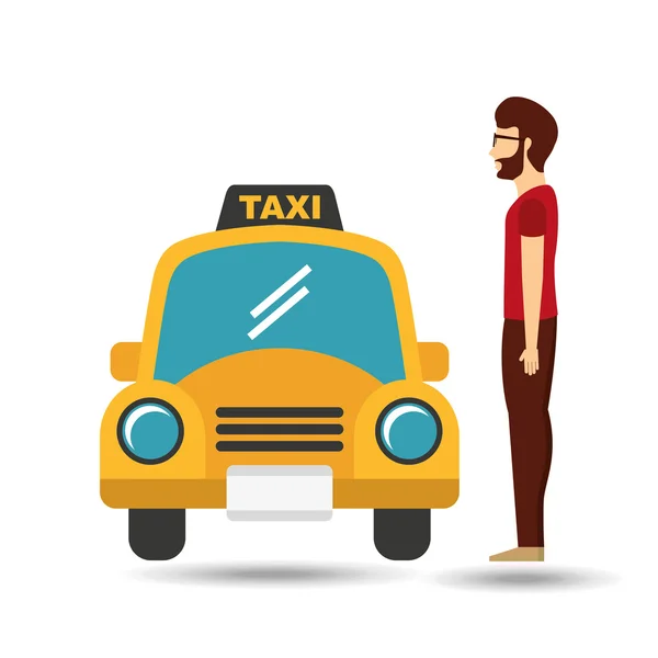 Taxi service design — Stock vektor