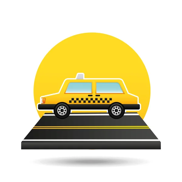 Taxi služeb design — Stockový vektor