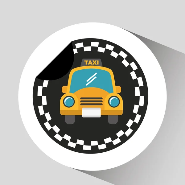 Design des Taxidienstes — Stockvektor