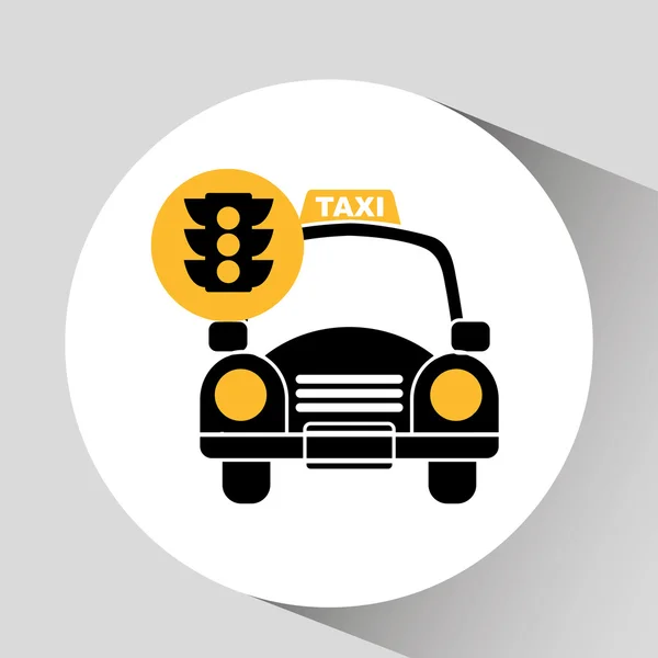 Taxi service design — Stock Vector