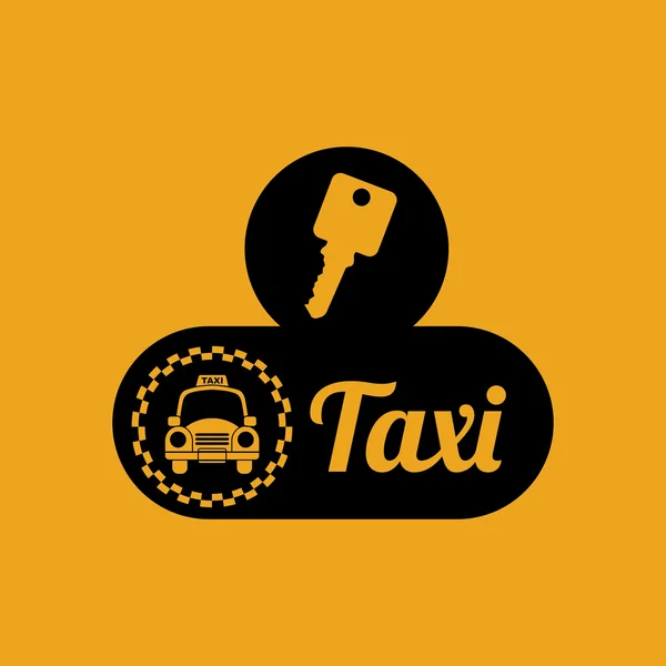 Taxi service design — Stock Vector