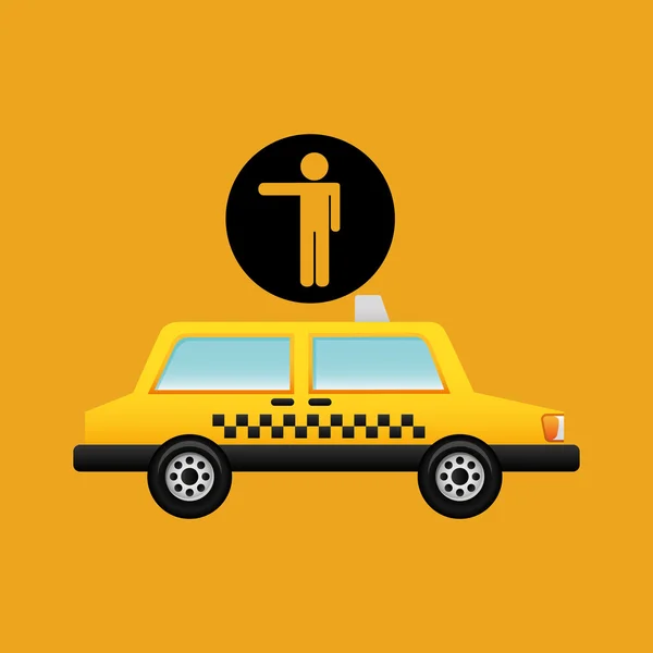 Taxi service design — Stock Vector