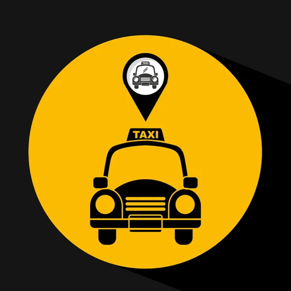 Diseño del servicio de taxi — Archivo Imágenes Vectoriales