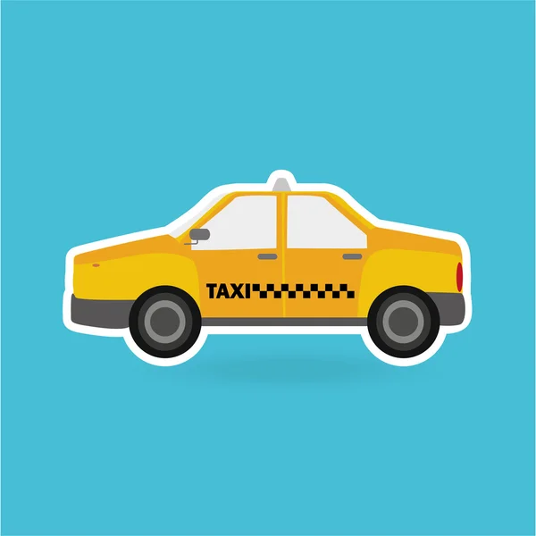 Conception de service de taxi — Image vectorielle