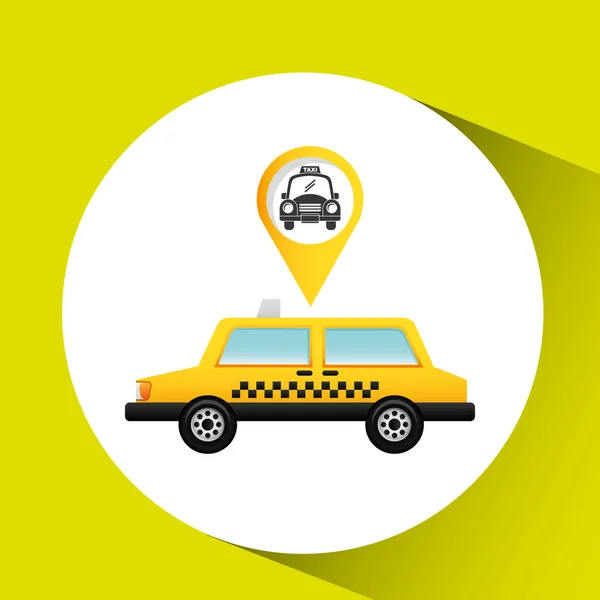 Taxi service design — Stock Vector