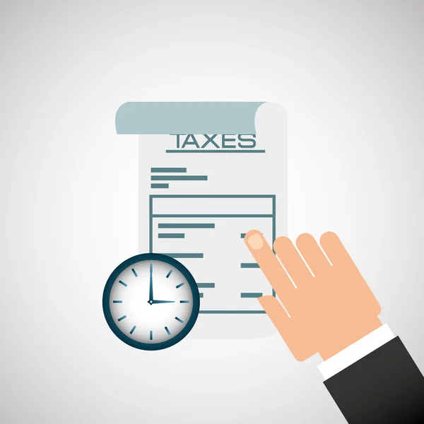 Tax time design Royalty Free Stock Vectors