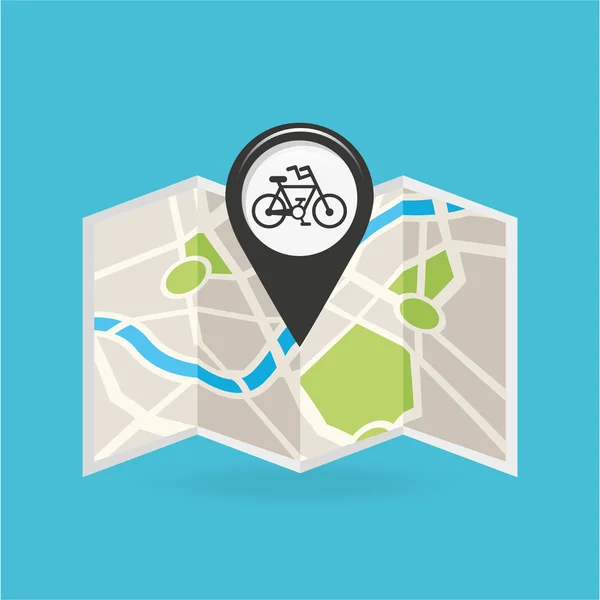 Diseño de servicio Gps — Archivo Imágenes Vectoriales