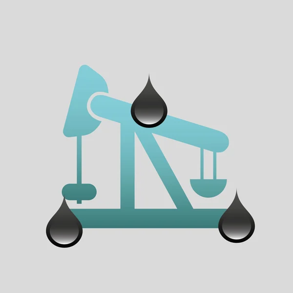 Progettazione industria petrolifera — Vettoriale Stock