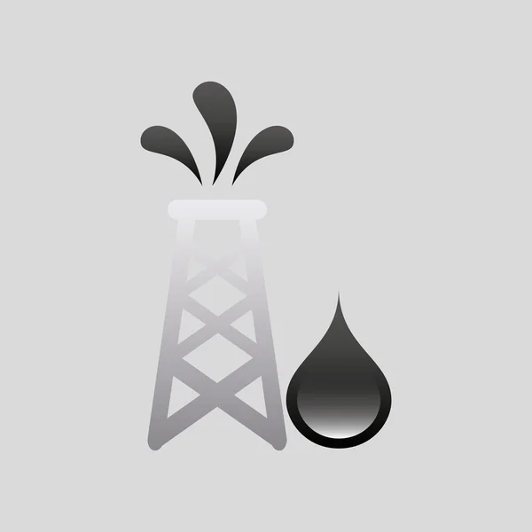 Projeto da indústria petrolífera —  Vetores de Stock