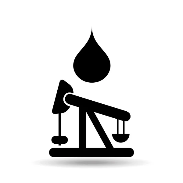 Projeto da indústria petrolífera — Vetor de Stock