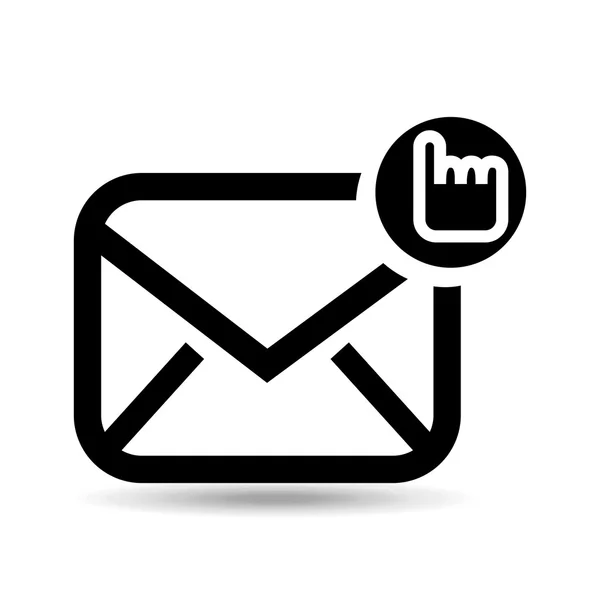 Дизайн электронной почты — стоковый вектор