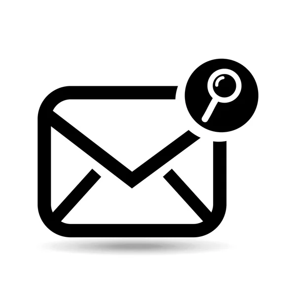 E-posta ayarları tasarım — Stok Vektör