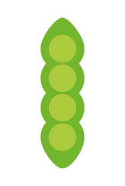 taze sebze izole simgesi tasarım