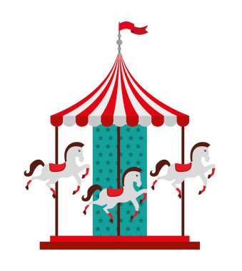 atlıkarınca at nalı izole simgesi tasarım