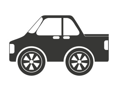 Stil araç simgesi tasarım izole