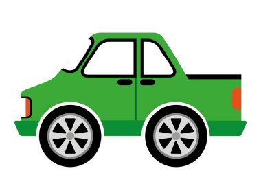 Stil araç simgesi tasarım izole