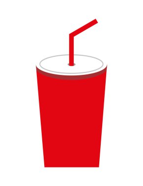 saman izole simgesi tasarım ile soda cam