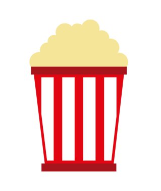 pop corn izole simgesi tasarım