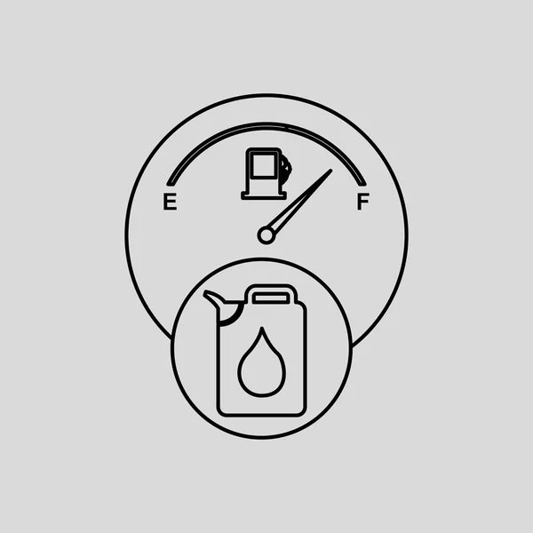 ガソリンスタンドの設計 — ストックベクタ