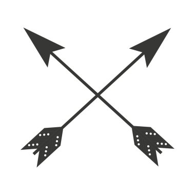 izole simgesi tasarım çapraz Hint ok