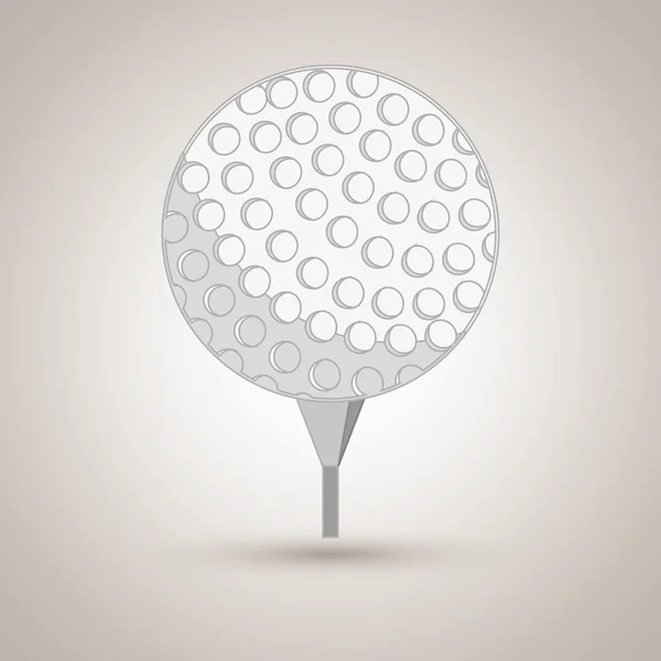 Golf apparatuur ontwerp — Stockvector