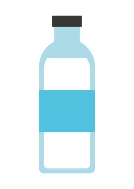 şişe su izole simgesi