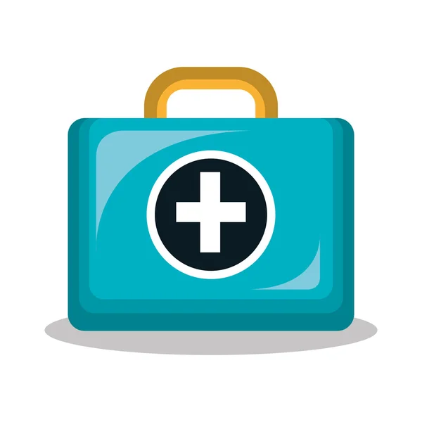 Kit icono médico diseño — Vector de stock