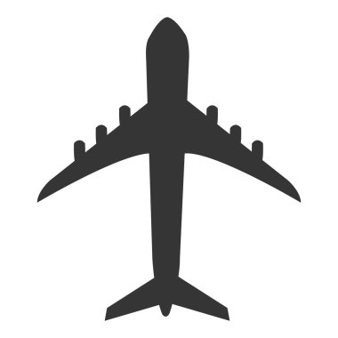 siyah uçak tasarımı, vektör grafik