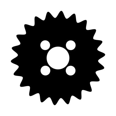 siyah beyaz ayarları işareti, vektör grafiği