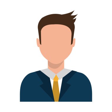 Avatar iş adamı, vektör grafiği