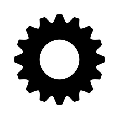 izole ayarlar simgesini, vektör grafiği