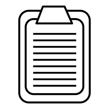 Tablo ve kağıt isoalted, vektör grafiği