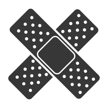 izole tıbbi sargı, vektör grafiği