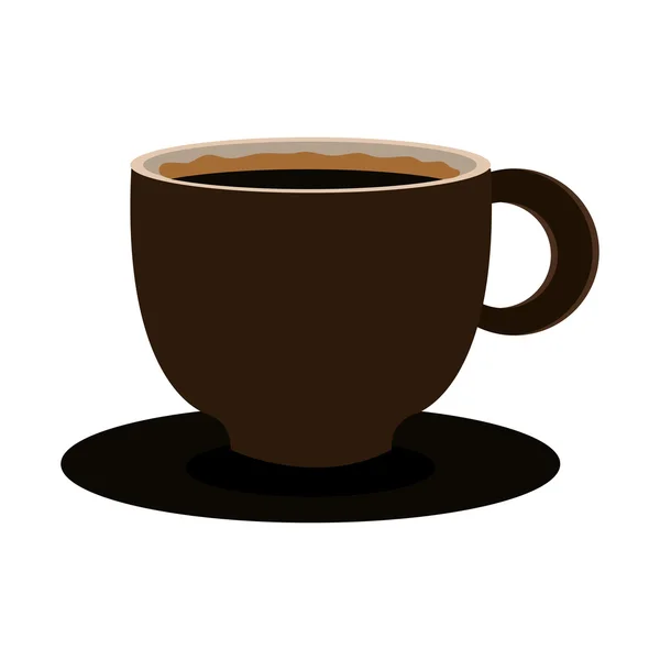 Moderne kop koffie, vectorafbeelding — Stockvector