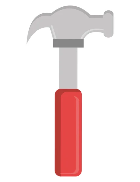 Bauwerkzeug Hammer, Vektorgrafik — Stockvektor