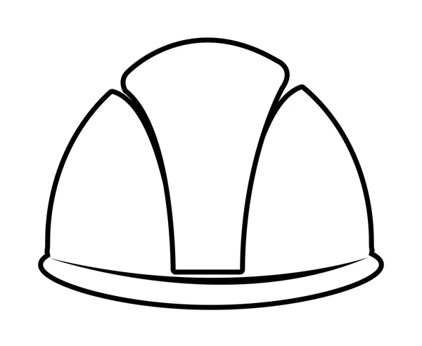 Constrcution gereedschap helm, vectorafbeelding — Stockvector